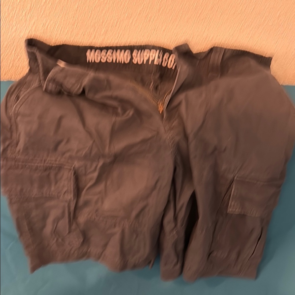 Mossimo Supply Co. Gray Cargo Shorts Casual Comfort